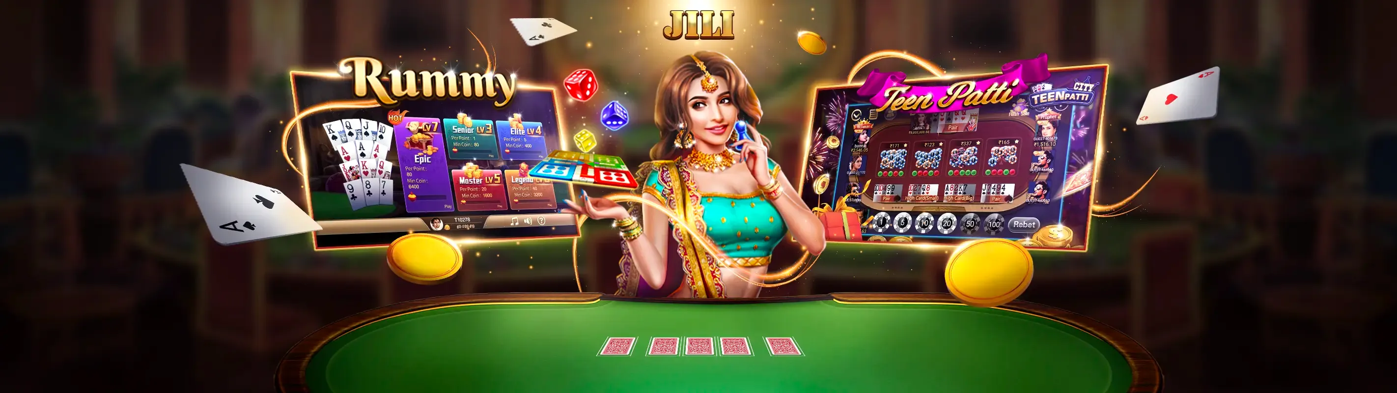 Sảnh chính 32win32 Casino với người chơi đang tương tác, thiết kế hiện đại, màu xanh lá cây và vàng chủ đạo.